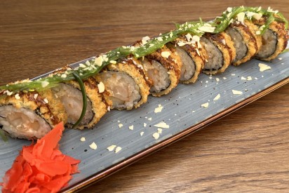 Fry roll with shrimp